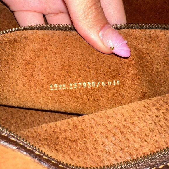 FENDI‎ Vintage Brown Leather Shoulder Tote Bag Large - Picture 5 of 16